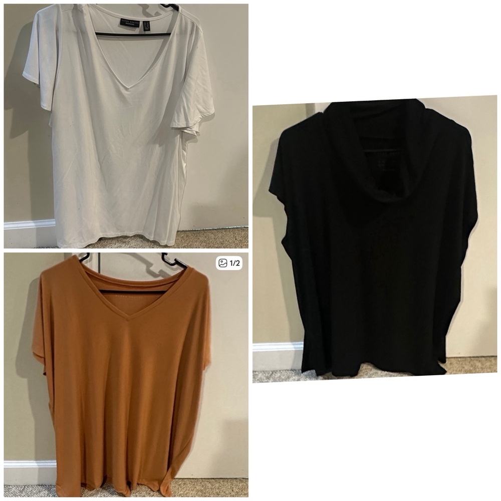 Susan Graver bundle collection of fall blouses